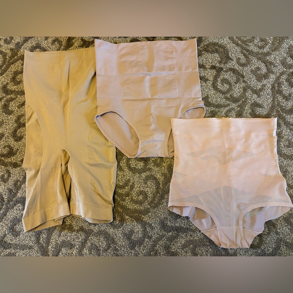NWOT Nude Tan Shapewear Lot Size Large